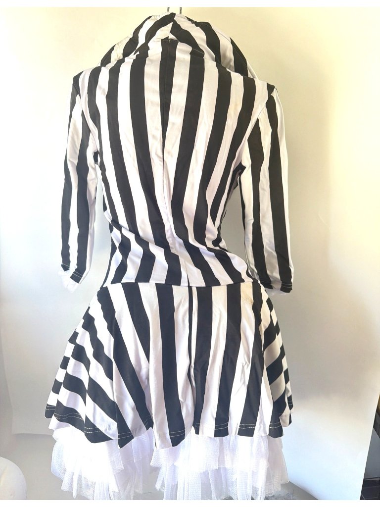 Rubies Women's Beetlejuice Halloween Cosplay Costume Adult Size Medium — image 3 of 8